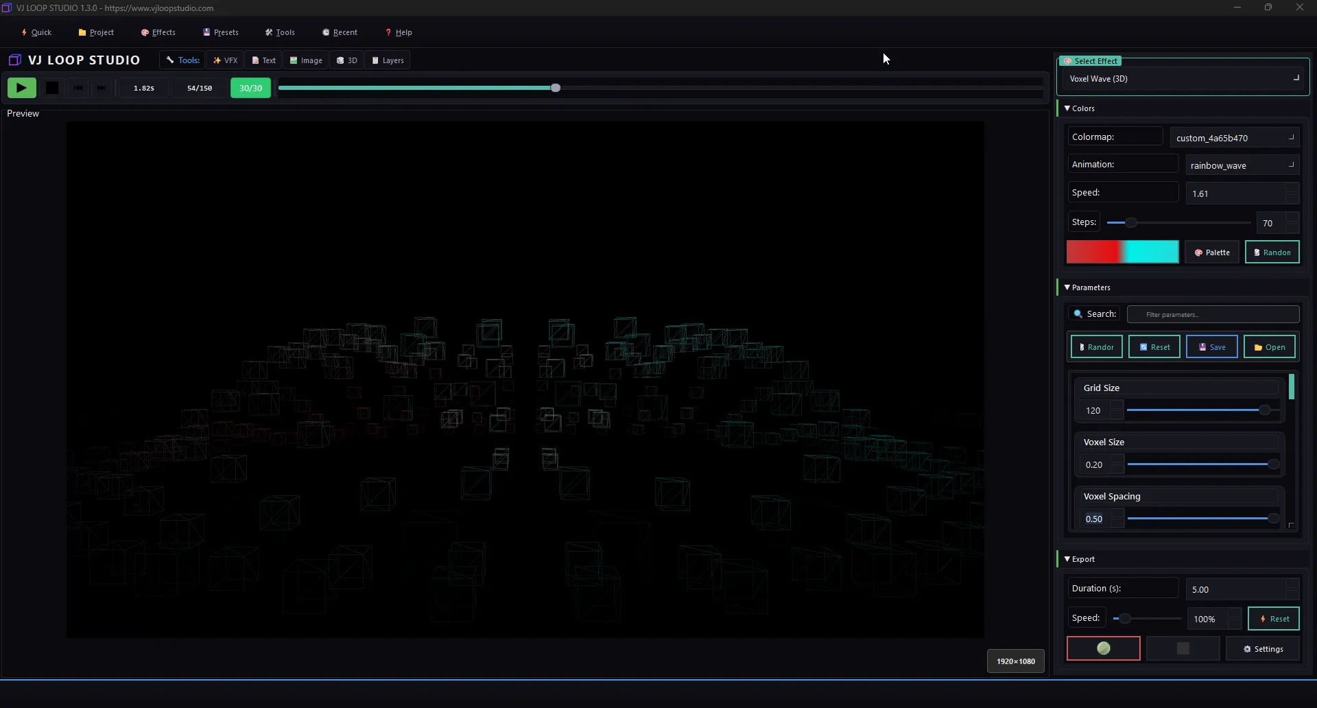 Cómo Crear Efectos Visuales LED 3D con VJ Loop Studio 1.3.0