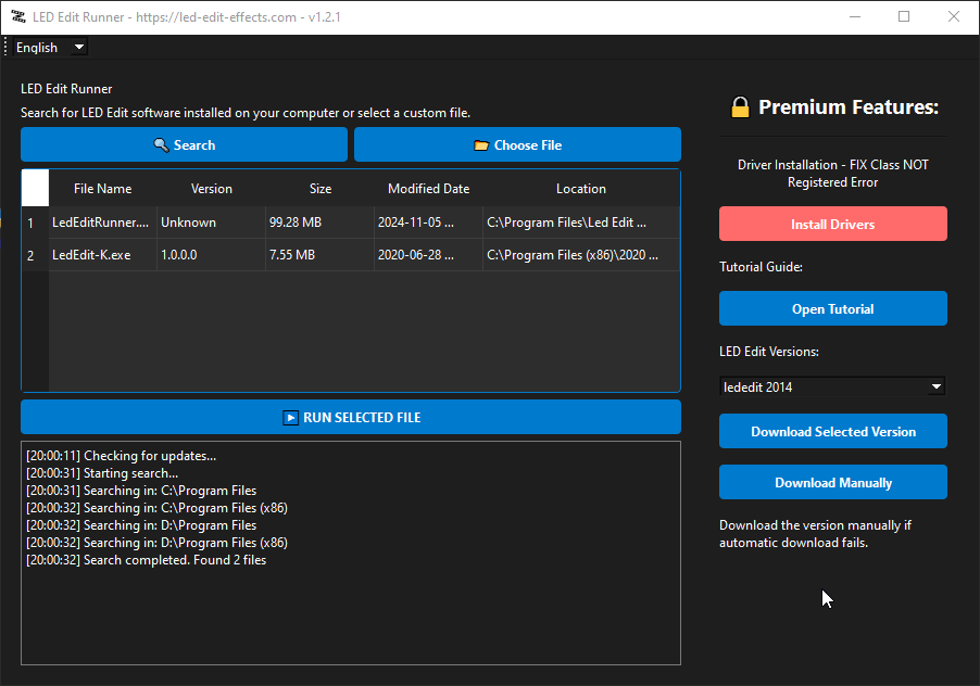 Fix LED Edit Software Issues – LED Edit Runner | Class Not Registered Fix